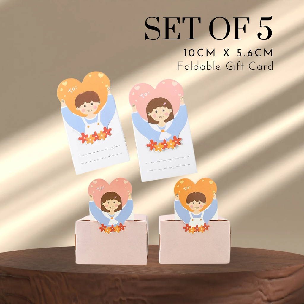 Set of 5 Foldable Card | Shopee Philippines