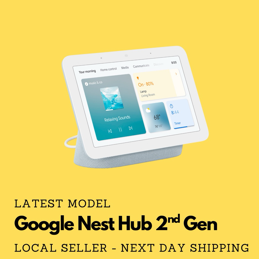 Google Nest Hub - 2nd Gen Smart Display with Home Assistant - Chalk ...