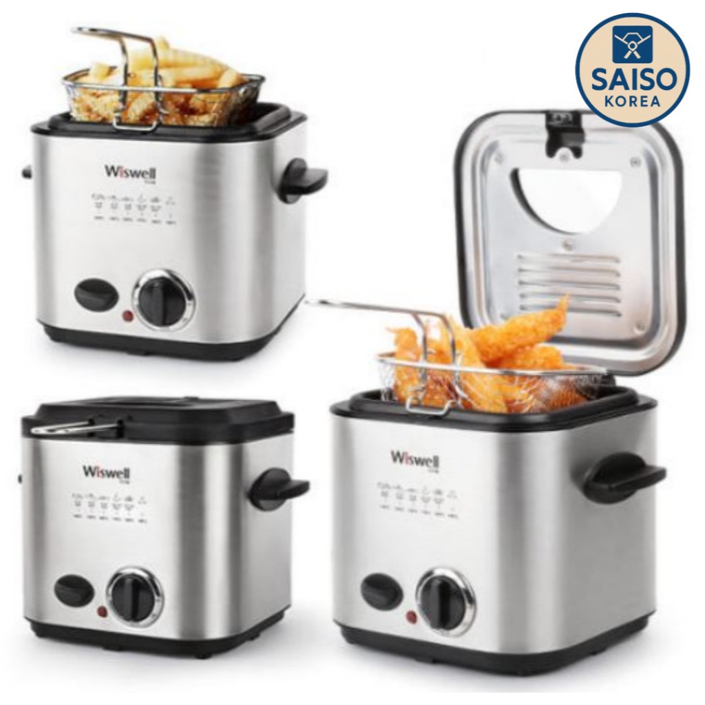 Wiswell Electric Deep Fryer WH2100 Mini Home Fryer for Pork Cutlet ...