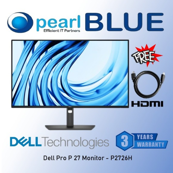 Dell Pro P 27 Monitor - P2726H FHD 1920x1080 Refresh Rate 120Hz IPS ...