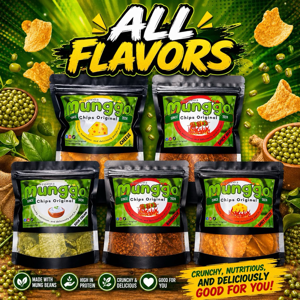 Munggo Chips Original | All Flavors | Shopee Philippines