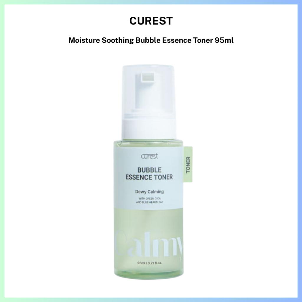 CUREST Moisture Soothing Bubble Essence Toner 95ml | Shopee Philippines