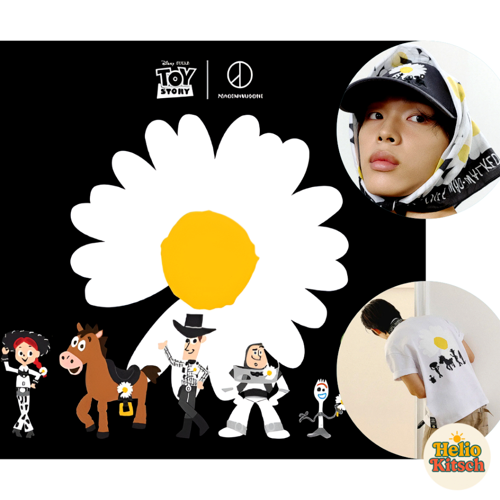 Toy Story × PEACEMINUSONE] Official GD Goods| Keyring Cap T-Shirt