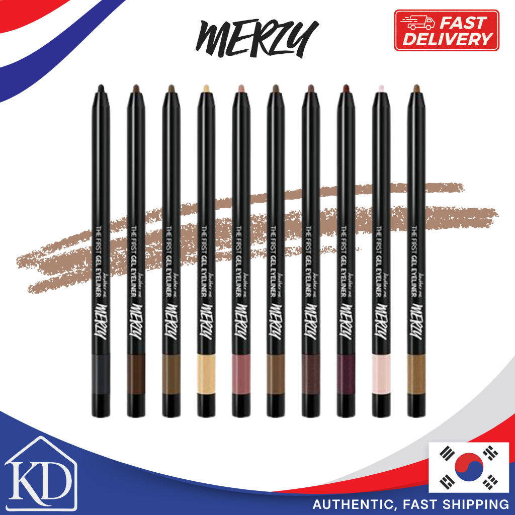 [Merzy] The First Gel Eyeliner Pencil 0.5g – 9 Colors, Waterproof ...