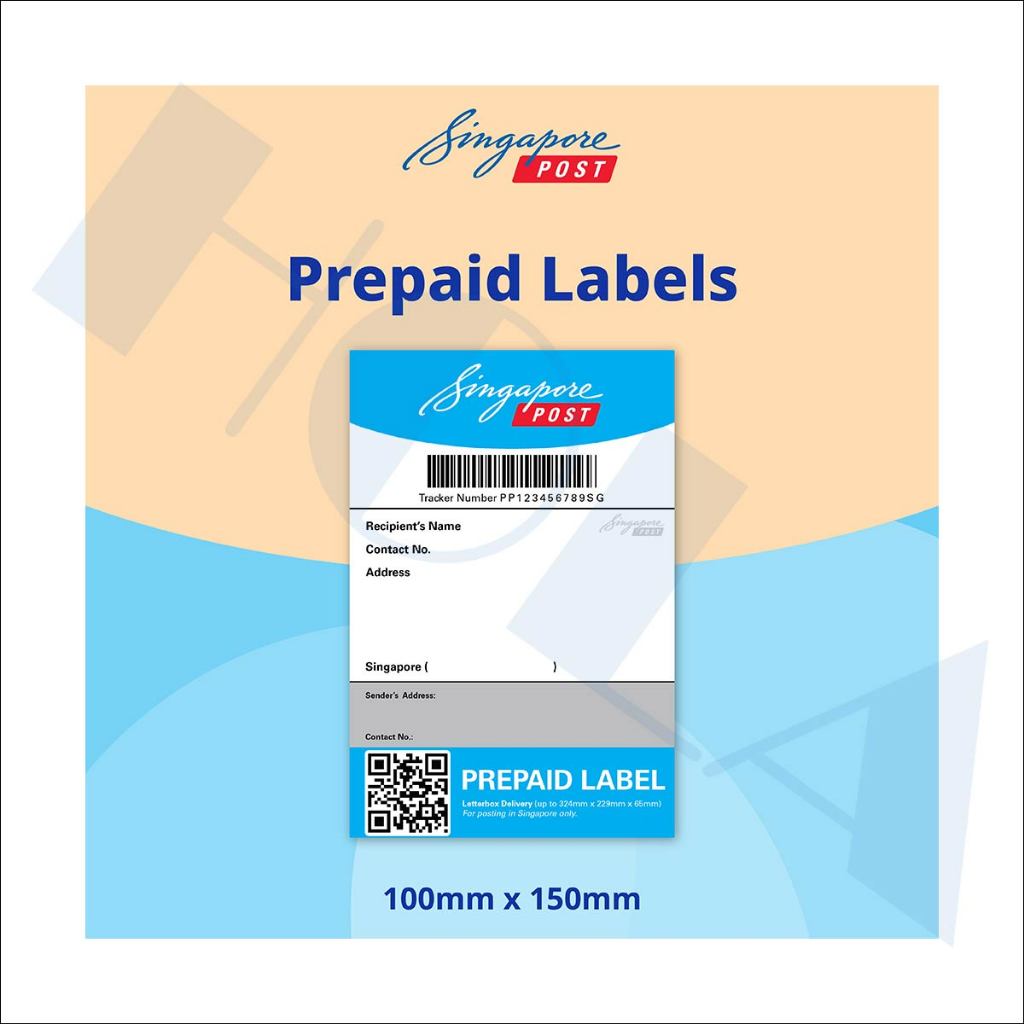 SINGPOST Tracked Letterbox Prepaid Label Post / Smartpac / Trackable ...