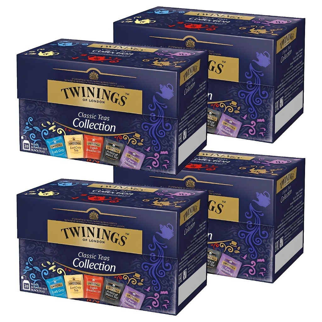 [TWG x Twinings] Classic Tea Collection 20 Teabags | Assorted Black ...
