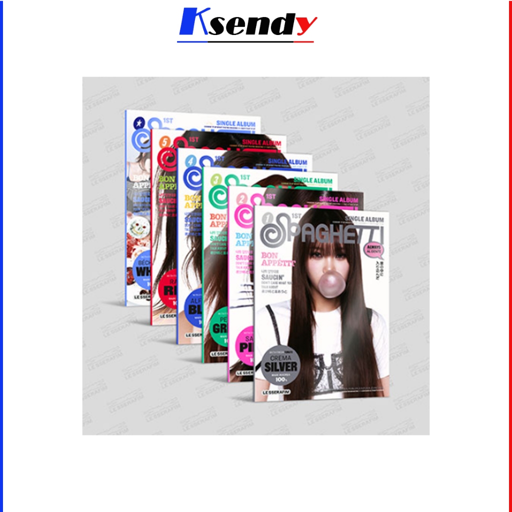 LE SSERAFIM 1st Single Album [ SPAGHETTI ] COMPACT ver. | Shopee ...