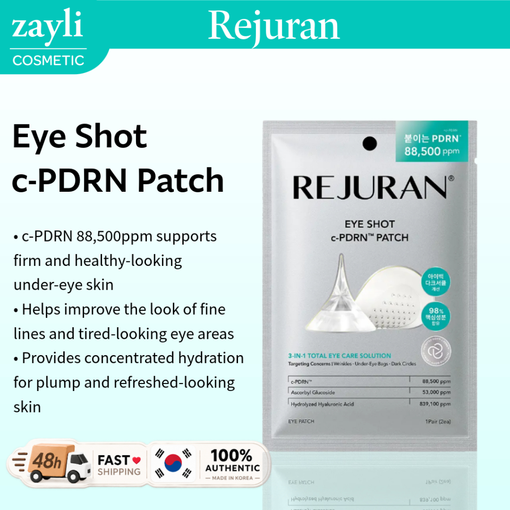 REJURAN Eye Shot c-PDRN Patch Under Eye Care 2pcs / Multi Set | Shopee ...