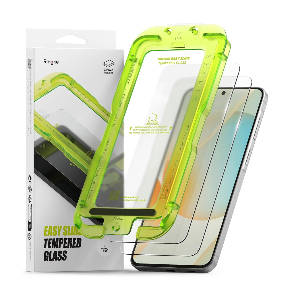 Ringke Easy Slide Glass for Galaxy A57 Tempered Glass Screen Protector ...