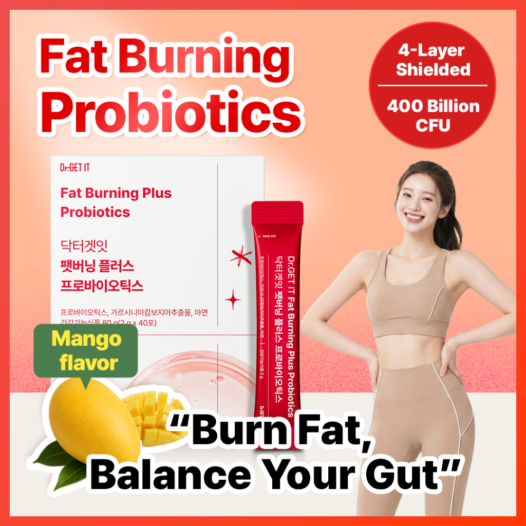 Dr.GET IT Fat Burning Plus Probiotics 400 Billion CFU with Garcinia ...
