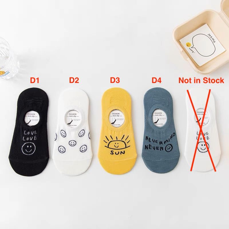 Invisible Socks for Women No-Show Anti Slip Comfort Fit Perfect for ...