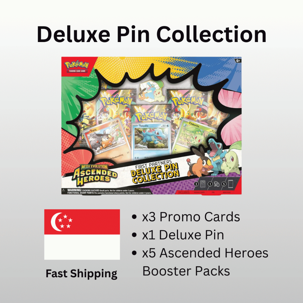 Pokemon TCG ME2.5 Ascended Heroes Deluxe Pin Collection Pokemon Cards ...