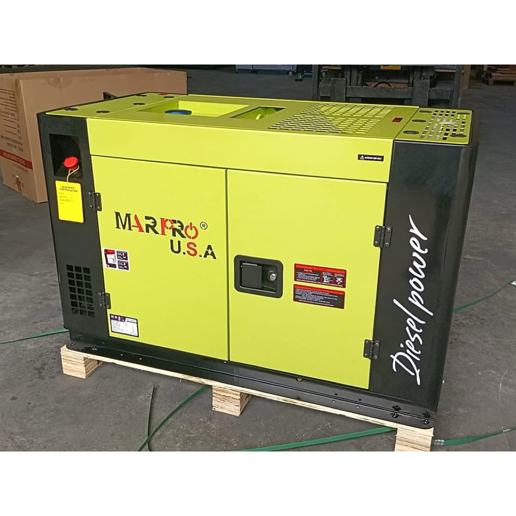BRANDNEW 15KVA MARPRO USA SILENT DIESEL ENGINE GENERATOR | Shopee ...