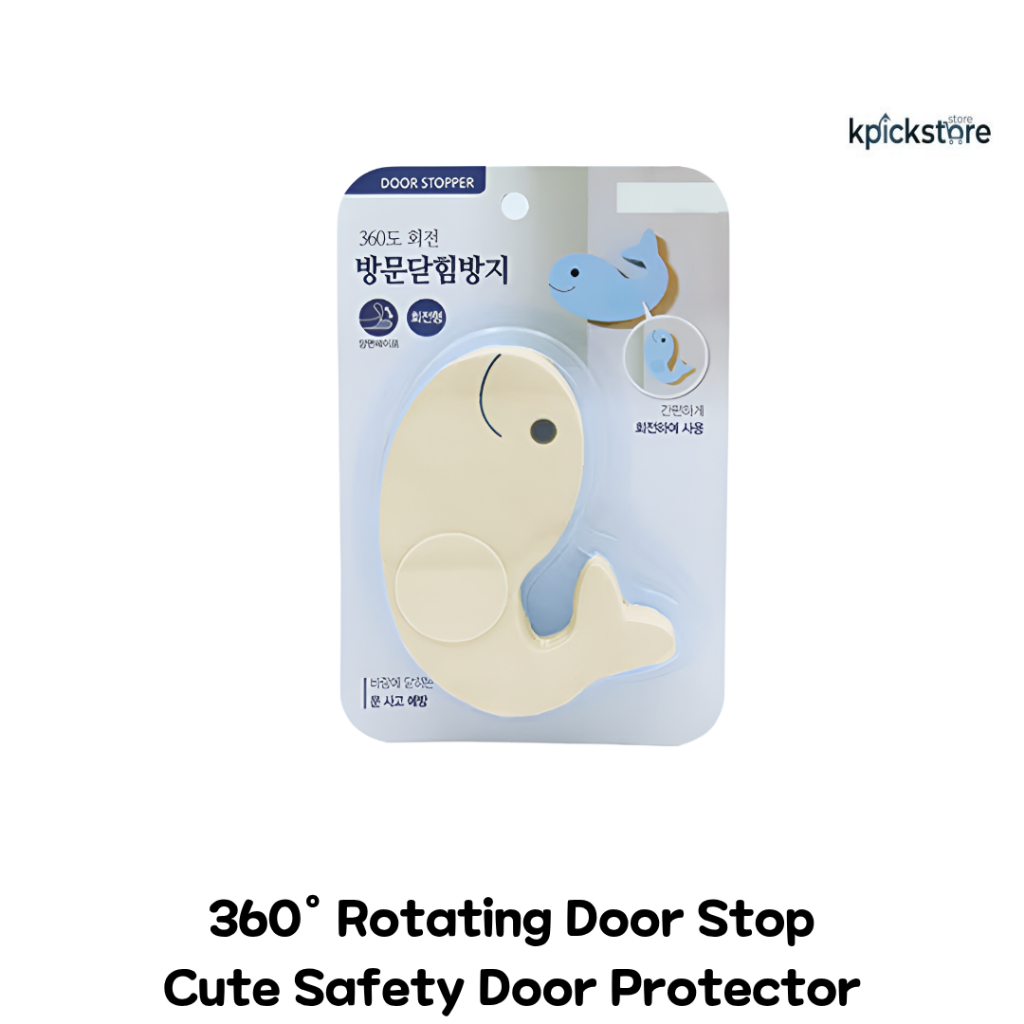 360 Degree Rotating Door Stop Baby Safety Door Stopper Anti Slam Door ...