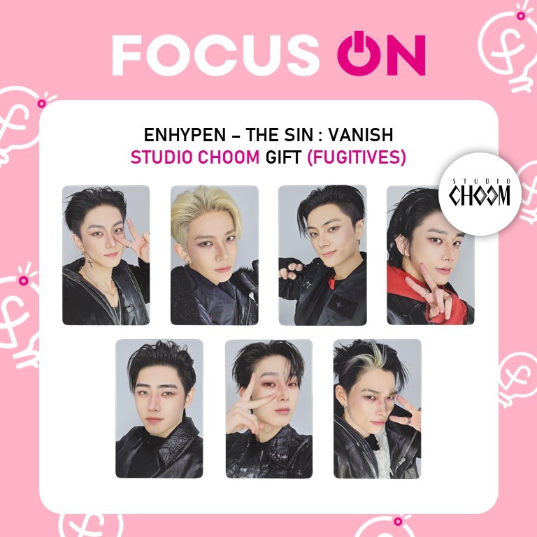 ENHYPEN SPECIAL GIFT STUDIO CHOOM THE SIN : VANISH PHOTOCARD