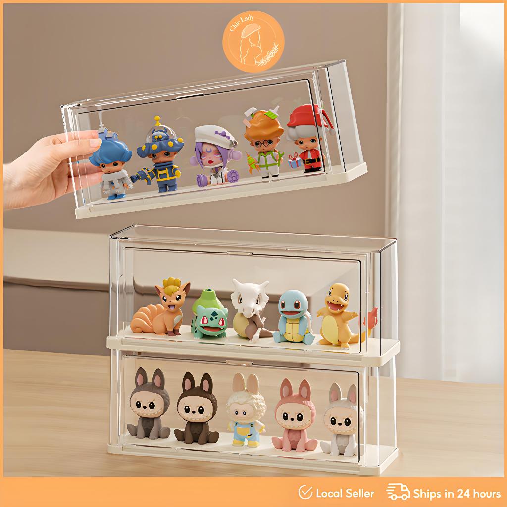 Popmart Display Box Stackable Acrylic Display Case for Figurine Display ...