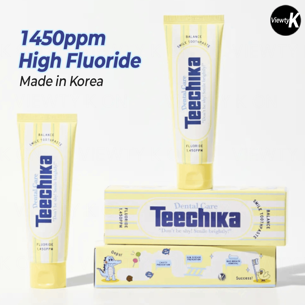 [OLIVE YOUNG #1 PICK] TEECHIKA Balance Smile Toothpaste 100g | High ...