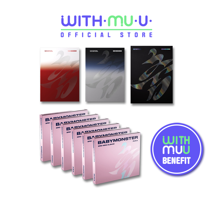 BABYMONSTER - 3rd Mini Album [ CHOOM ] (WITHMUU POB) | Shopee Philippines