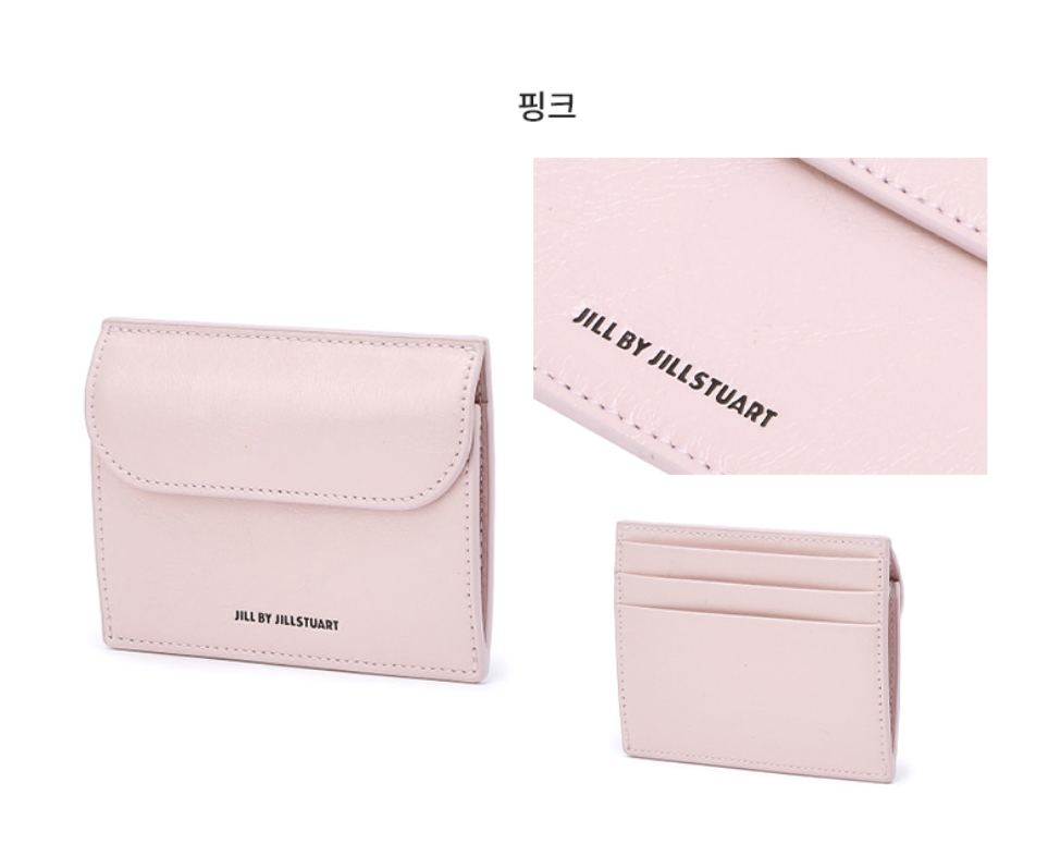 ★JILL STUART★LOGO POCKET CRACK LEATHER CARD CASE ☆JILL STUART☆LOGO POCKET CRACK LEATHER CARD CASE 財布・小物