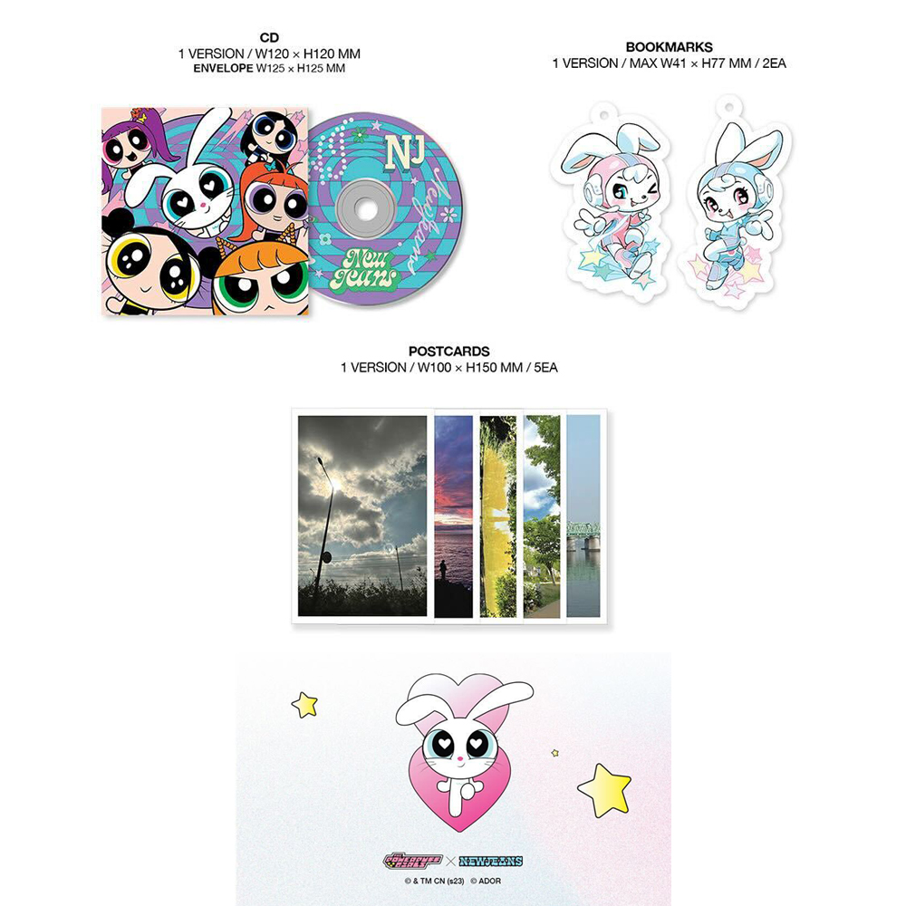 New Jeans - 2nd Ep Get Up (The Powerpuff Girls X Nj Box Ver.) | Shopee ...