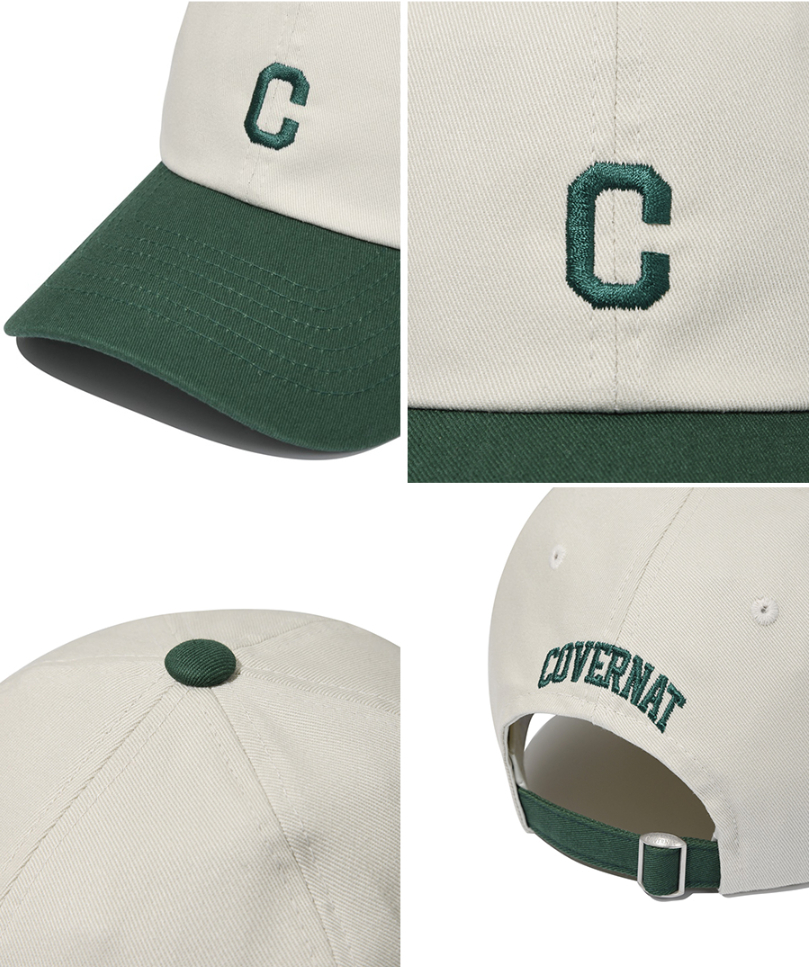 COVERNAT] Small C LOGO B.B CAP (10colors) Ball Cap Korean