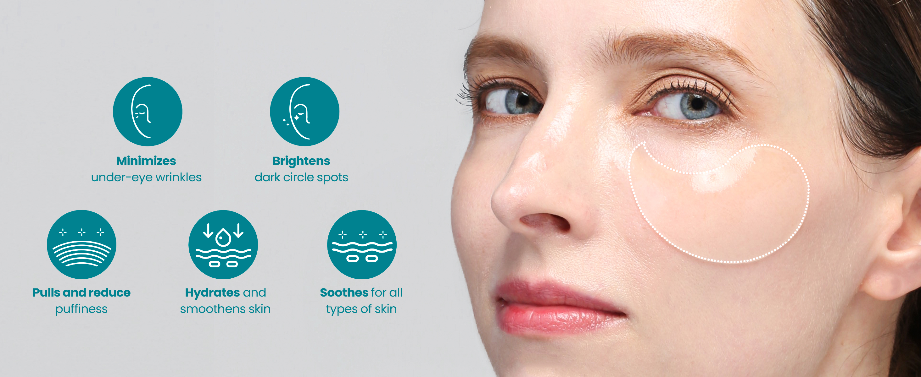 NURIVE Snail Mucin Eye Gel Patch (60 Patches) Dark Circles and Depuff ...