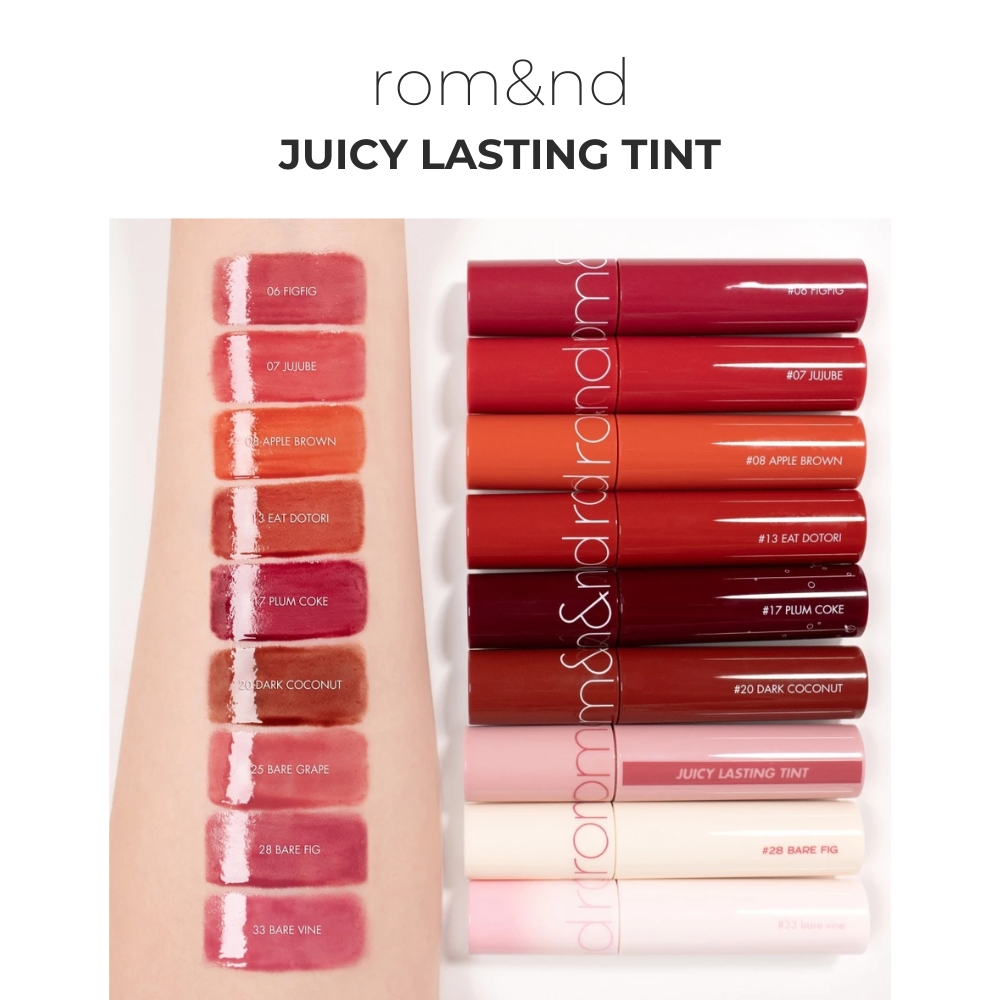[romand] NEW color added - Romand Juicy Lasting Lip Tint - Long-lasting ...