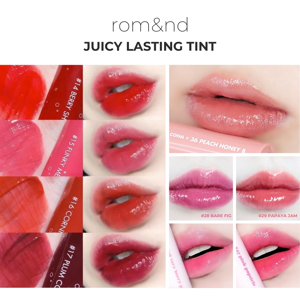 [romand] NEW color added - Romand Juicy Lasting Lip Tint - Long-lasting ...