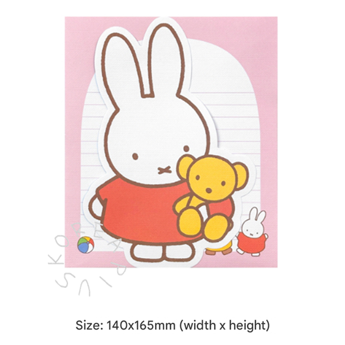 [MIFFY] Character Letter Paper Set (Pink, Blue) | Shopee Philippines