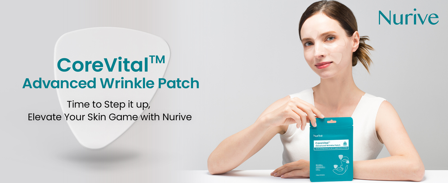 NURIVE Wrinkle Patch Invisible Face Lift Tape 60 Patches | Overnight ...