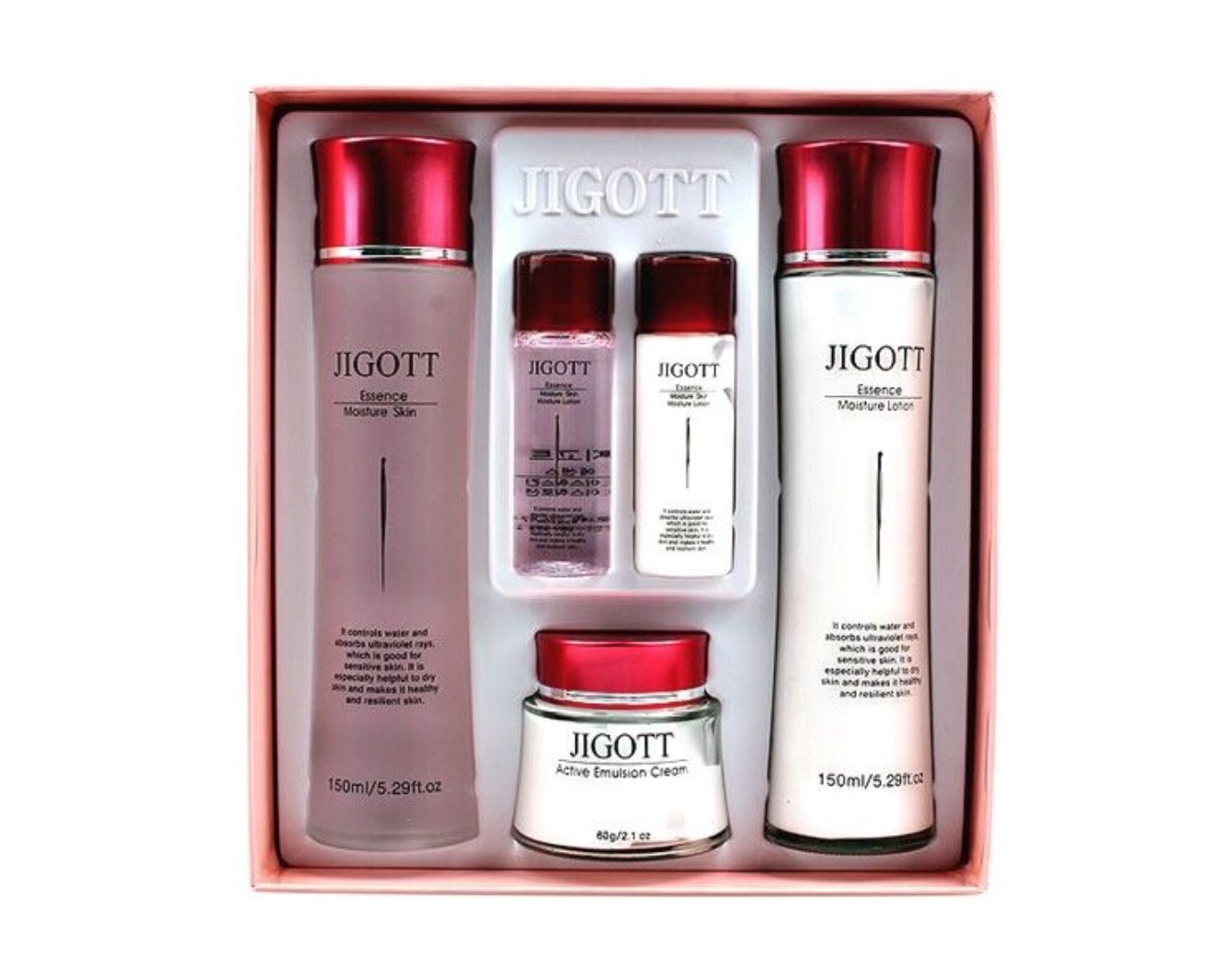 Jigott Essence Moisture Skin Care 3Set | Shopee Philippines