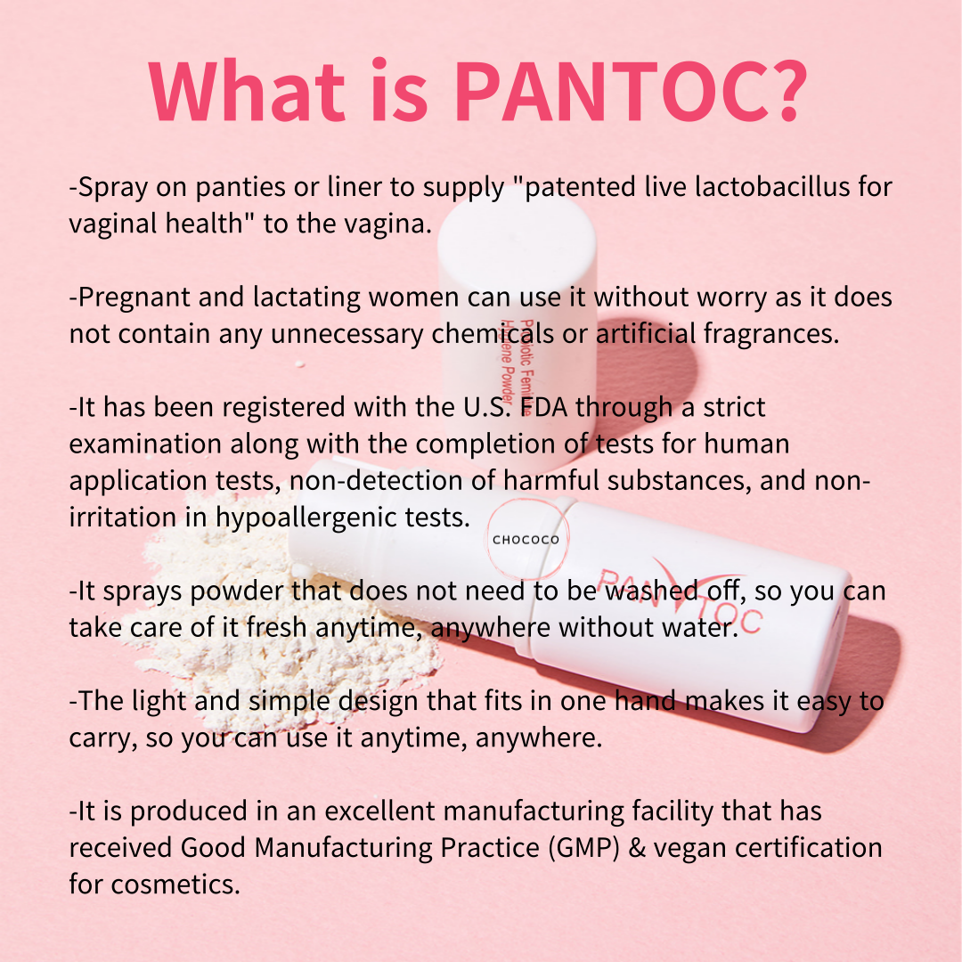 Korea]🇰🇷 PANTOC 6.6g Probiotic Feminine Hygene Powder Vaginal health ...