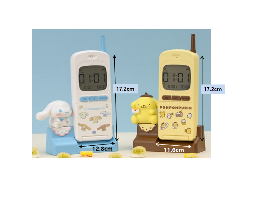 [SANRIO] Retro Table Clock ( Cinnamoroll / Pompompurin) | Shopee ...