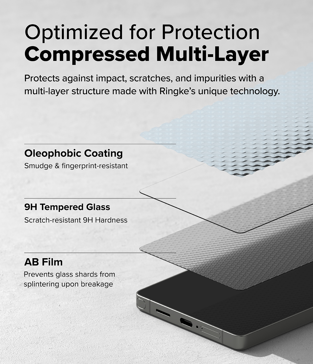 Ringke Easy Slide Glass for Galaxy S25 Ultra Tempered Glass Screen ...