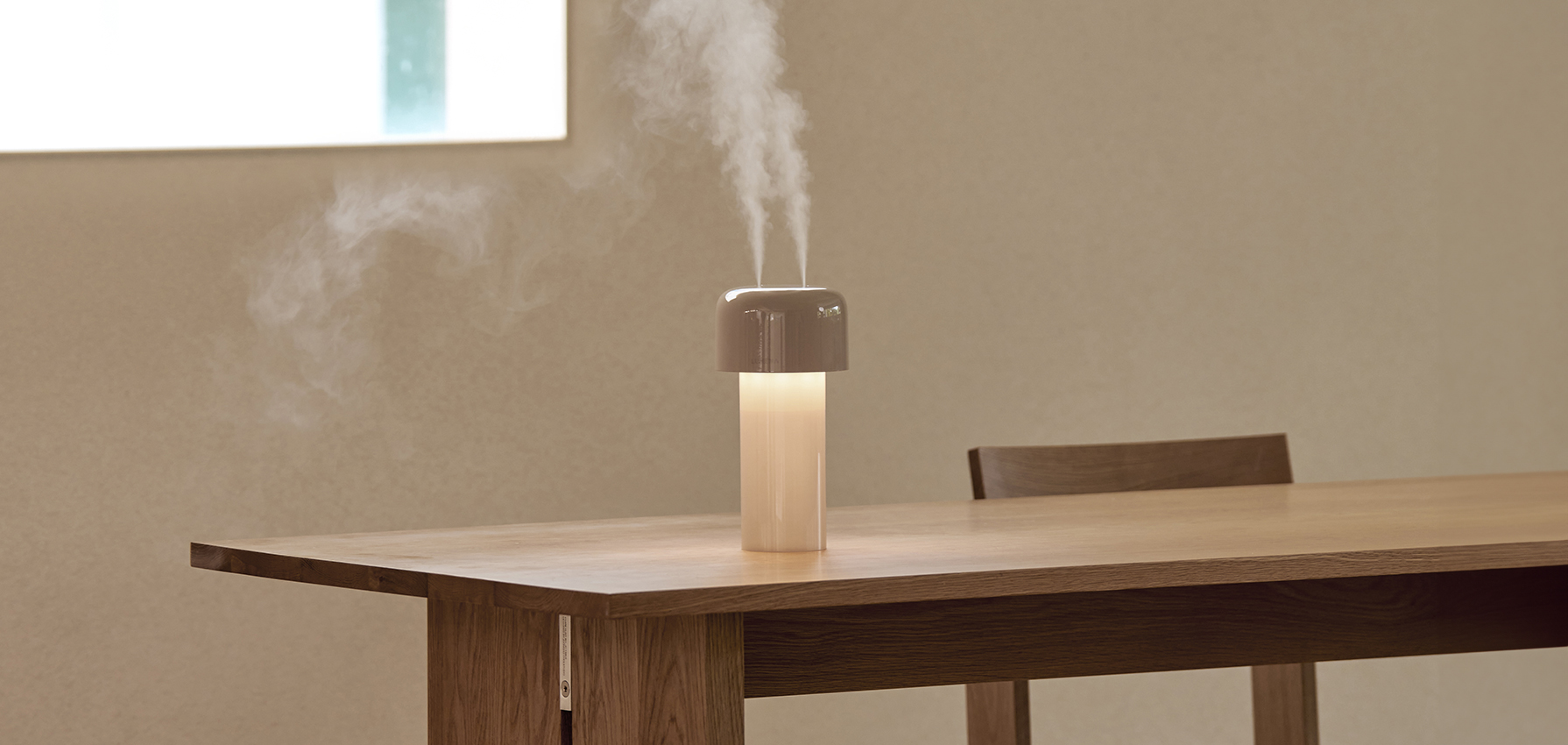 LUMENA Mist Stand Dual Wireless Humidifier Portable Stand Quiet ...