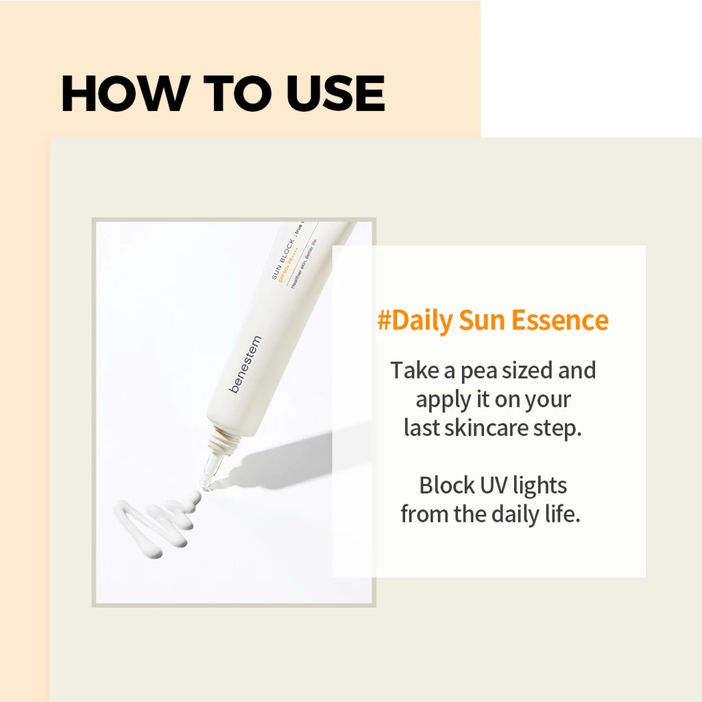 [BENESTEM] Sunblock True Watery, SPF 50+ PA++++ /Korean sun essence ...