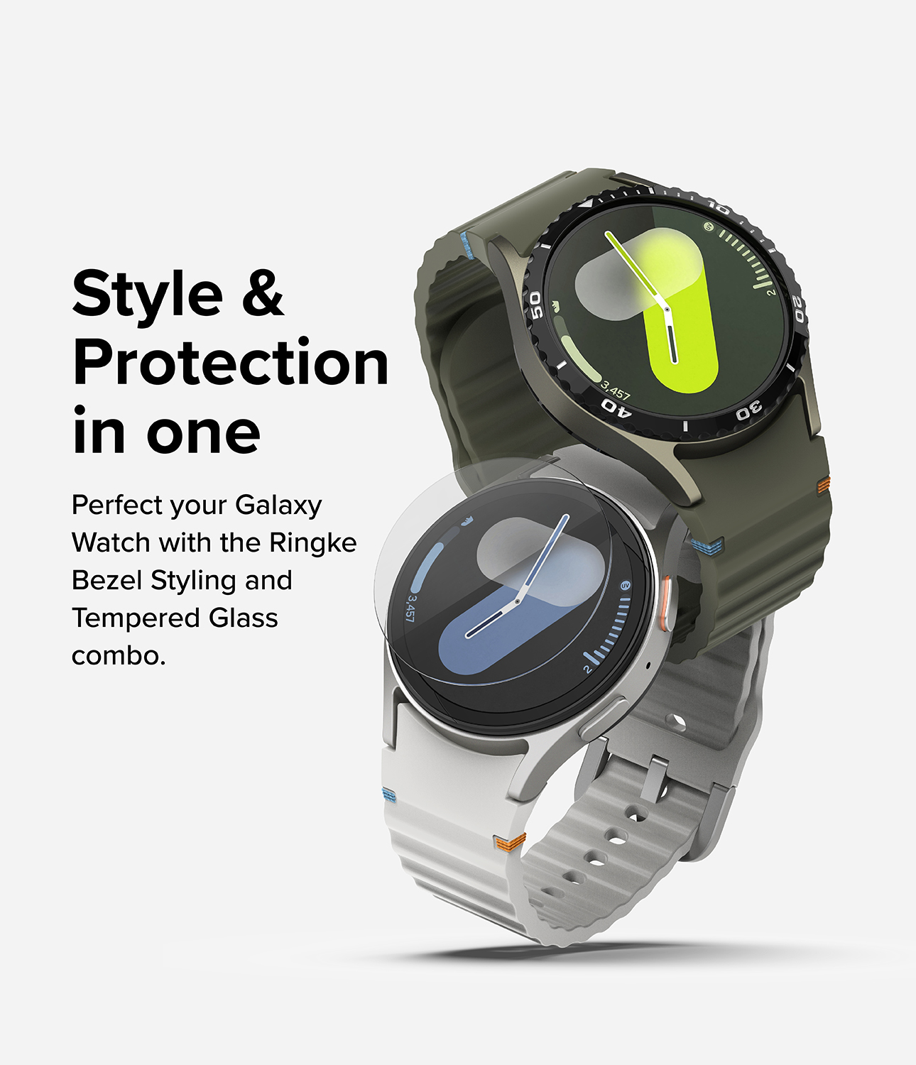 Ringke Bezel Styling Glass for Galaxy Watch 40mm Lightweight