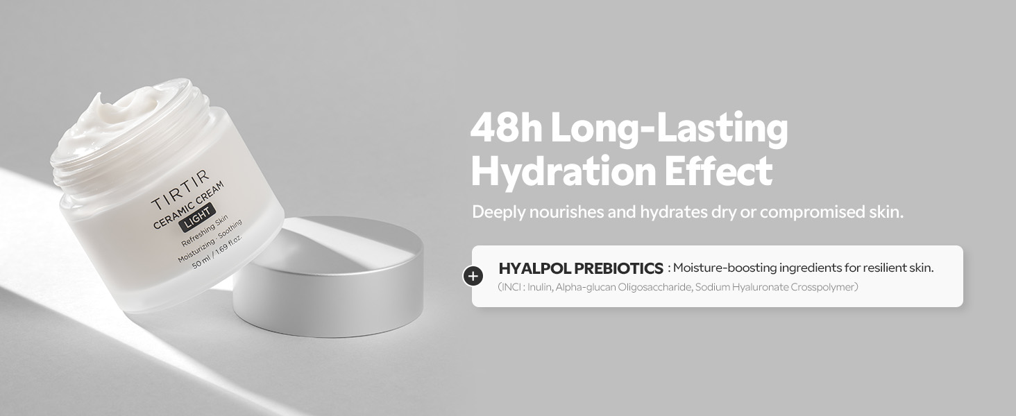 [TIRTIR] Ceramic Cream Light 50ml(48h LongLasting Hydration Effect