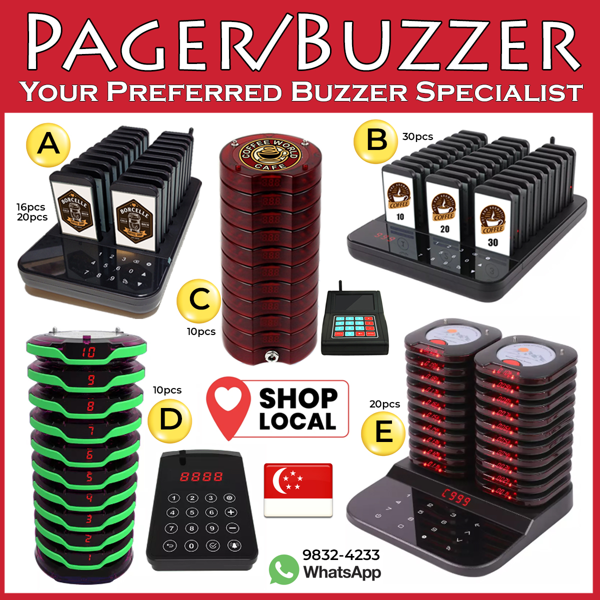 Wireless Queue Management System Long Type 3 Digit Digital Call System ...
