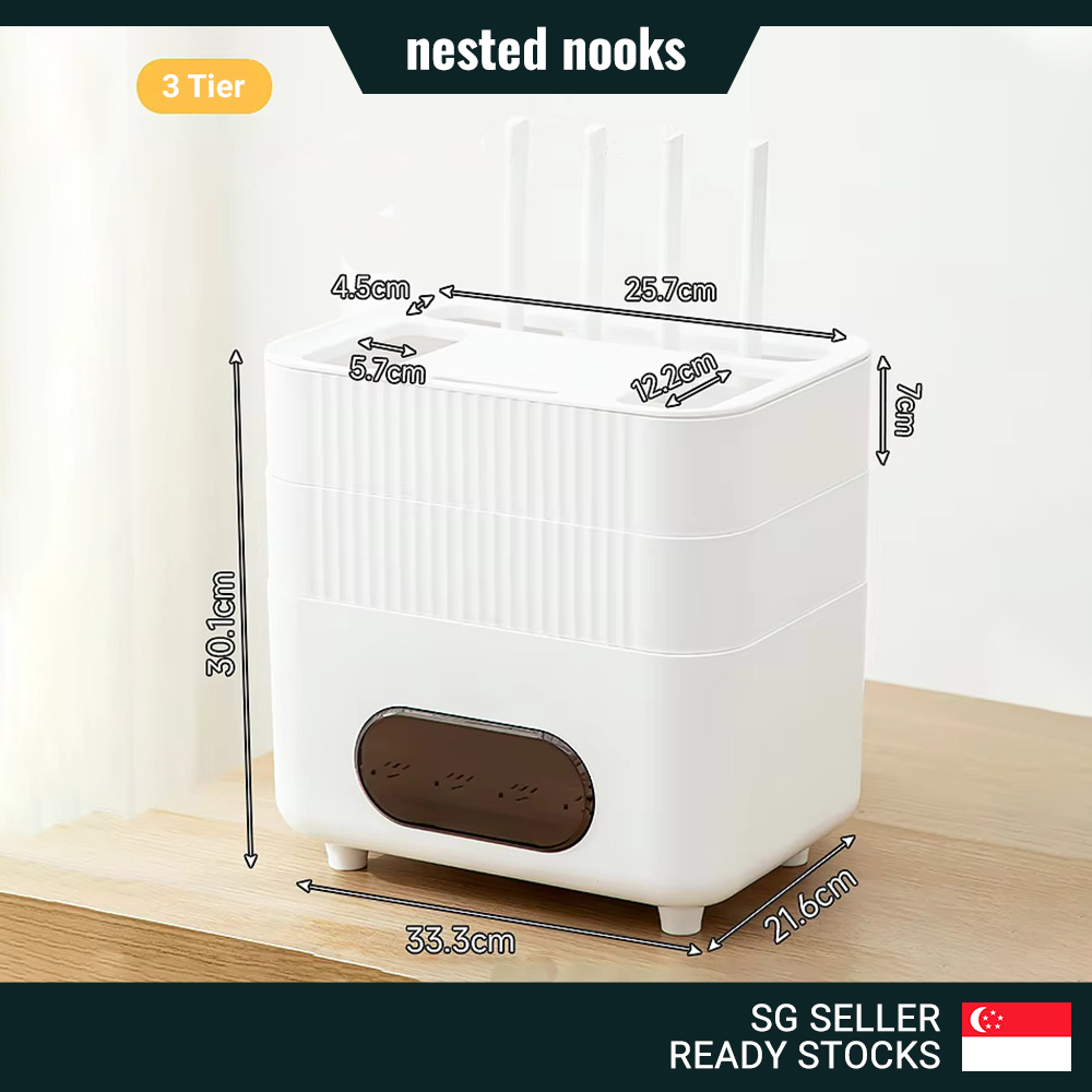 Multi-Layer Wifi Router ONT Device Soho Switch Power Extension Cord ...