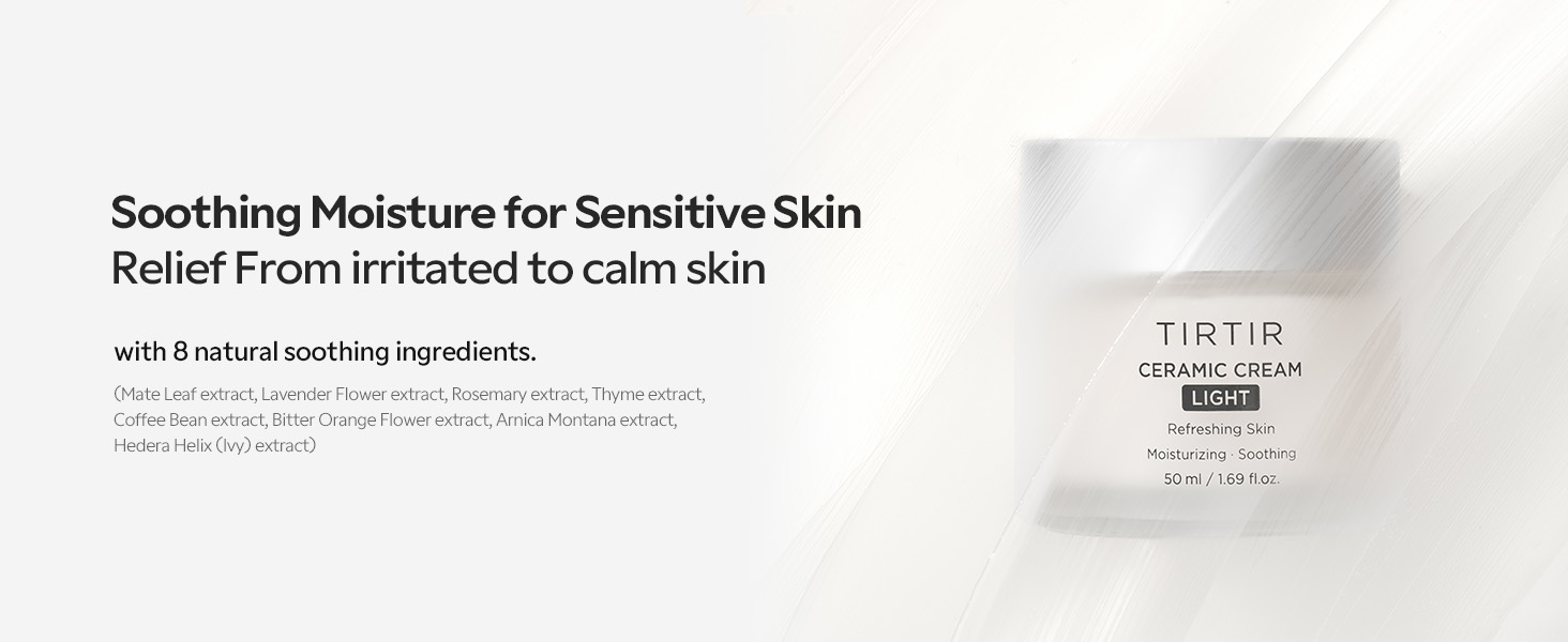 [TIRTIR] Ceramic Cream Light 50ml(48h LongLasting Hydration Effect