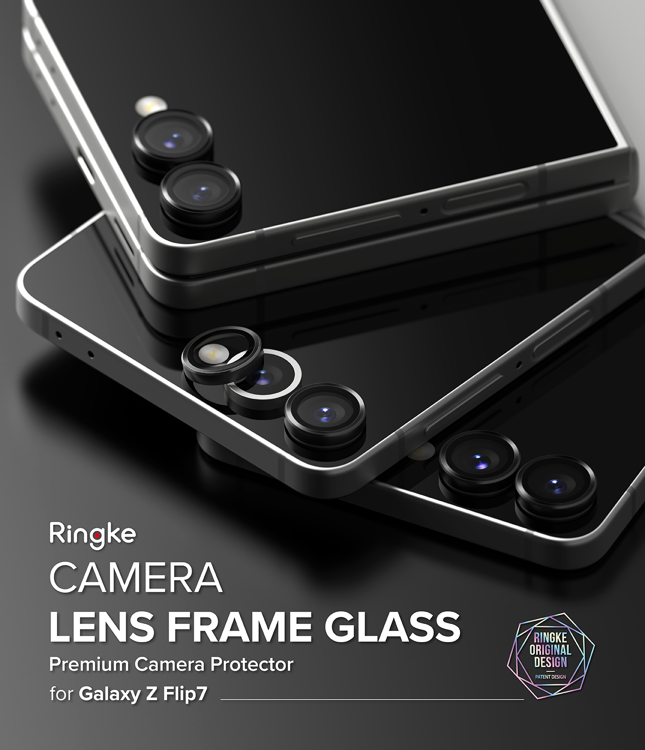 Ringke Camera Lens Frame Glass for Galaxy Z Flip 7 Camera Lens ...