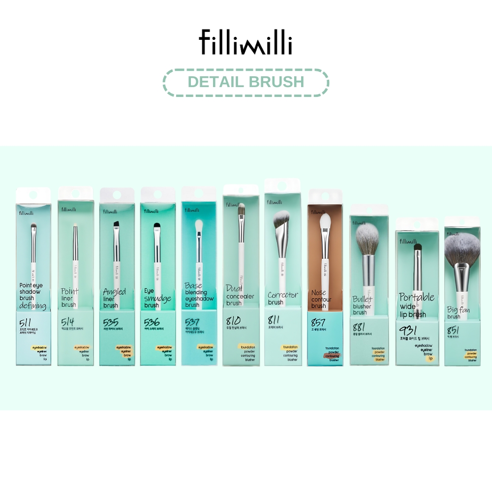 Fillimilli Olive Young Brush 885, 810, 514, 881, 511, 931, 880, 587 ...