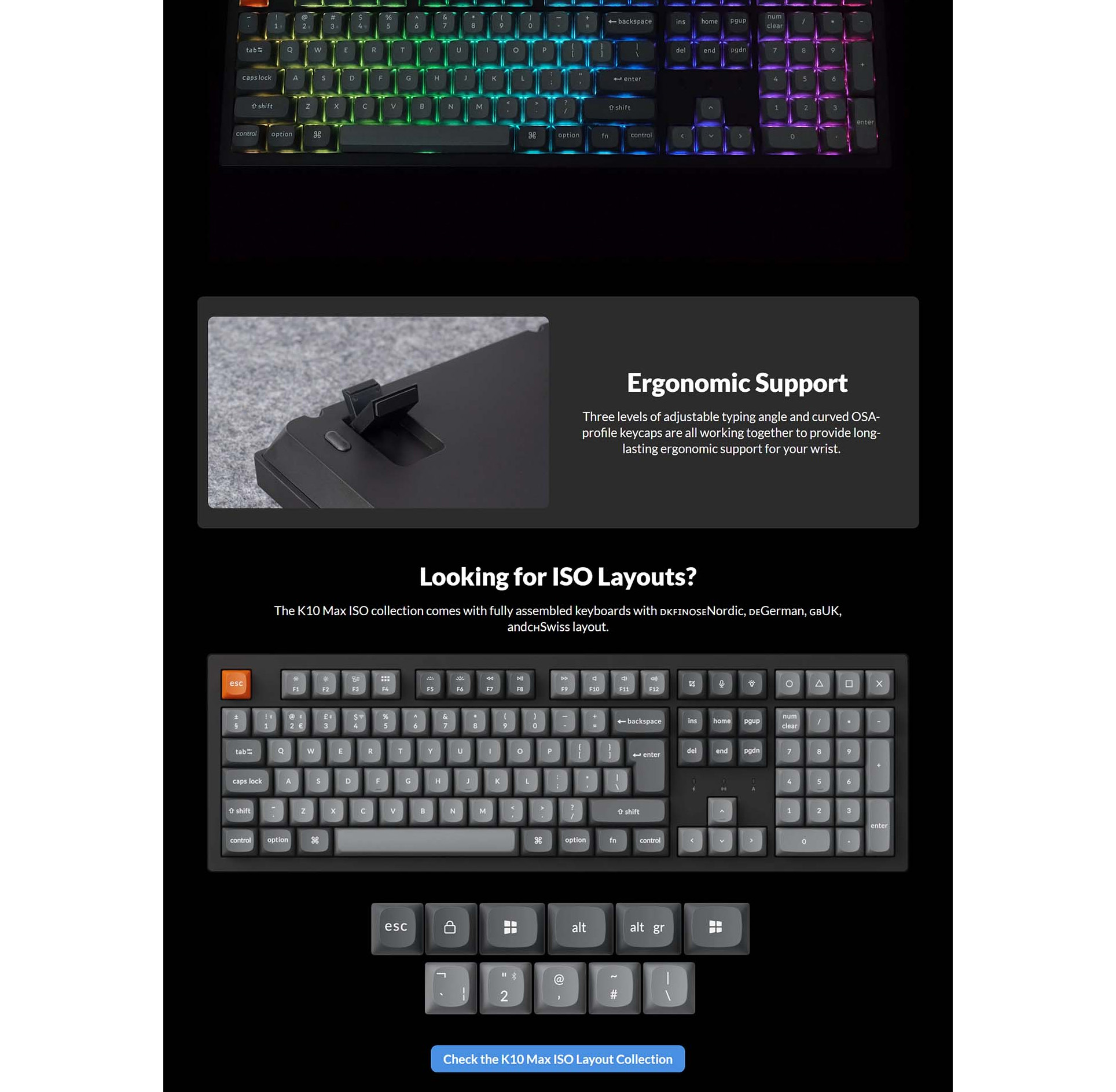 Keychron K10 Max Wireless Mechanical Keyboard | Shopee Philippines