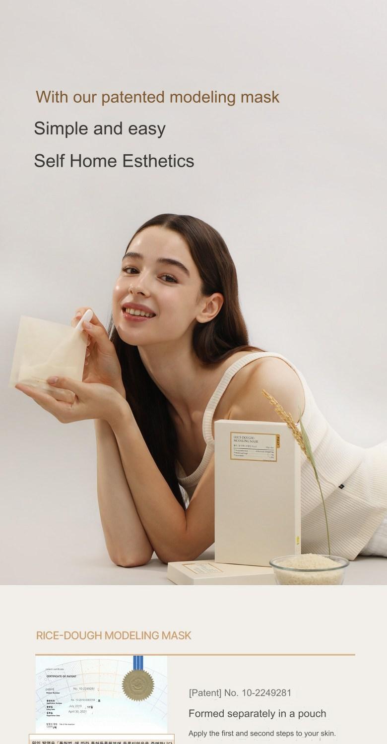 [1Box x 4pcs] Fully Rice Dough Modeling Mask Pack Nutrient Rich Care ...