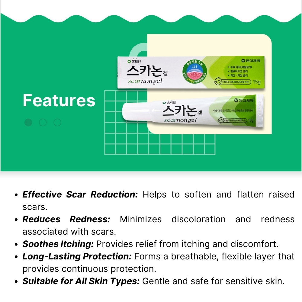 Scarnon Gel 15g - Advanced Scar Treatment for Surgery, Injury, Burns ...