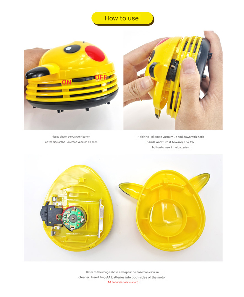 Pokemon Mini Vacuum Cleaner (Pikachu, Snorlax) / Tabletop vacuum ...