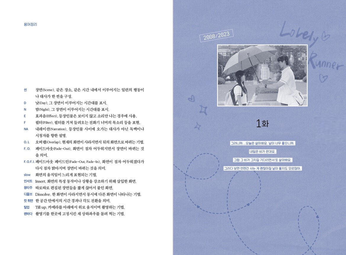 Lovely Runner Script Book, Korean Drama, K-Drama | Shopee Philippines