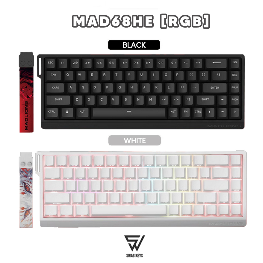 【SG】 MADLIONS MAD 60 68 HE RGB Pro Gaming Keyboard Adjustable Hall ...