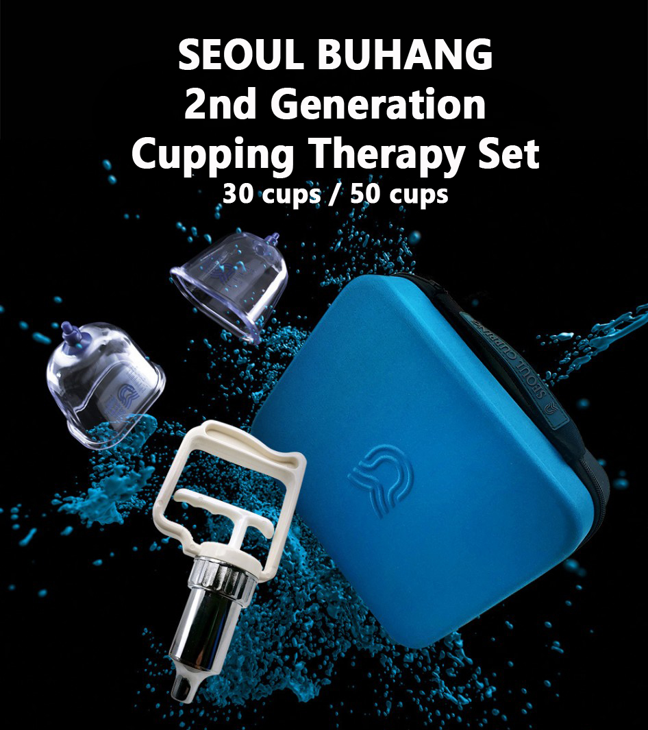 SEOUL Cupping Therapy Set 30, 50 cups / Seoul Buhang 2nd Generation ...